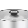 Resto Kitchenware Anser 4.4 L Round Black Stainless Steel