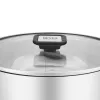Resto Kitchenware Anser 4.4 L Round Black Stainless Steel