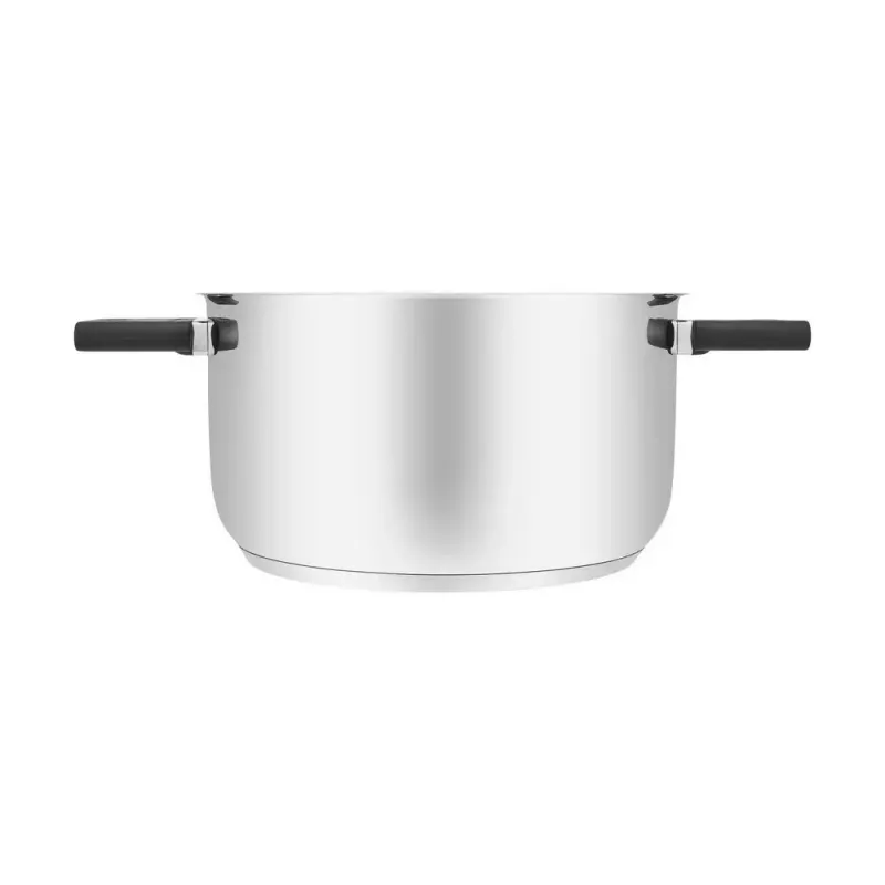 Resto Kitchenware Anser 4.4 L Round Black Stainless Steel