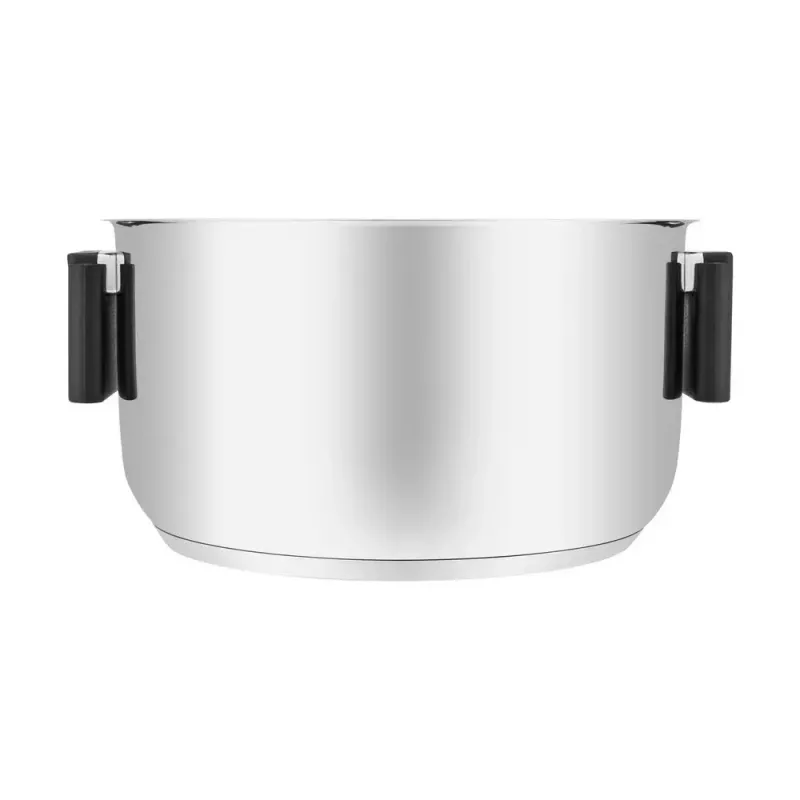 Resto Kitchenware Anser 4.4 L Round Black Stainless Steel