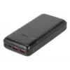 Portable Power Bank Rivacase VA2102 Lithium Polymer 20000 mAh, Quick Charge 3.0, 2×USB-A + 1×USB-C, 22.5 W, Black