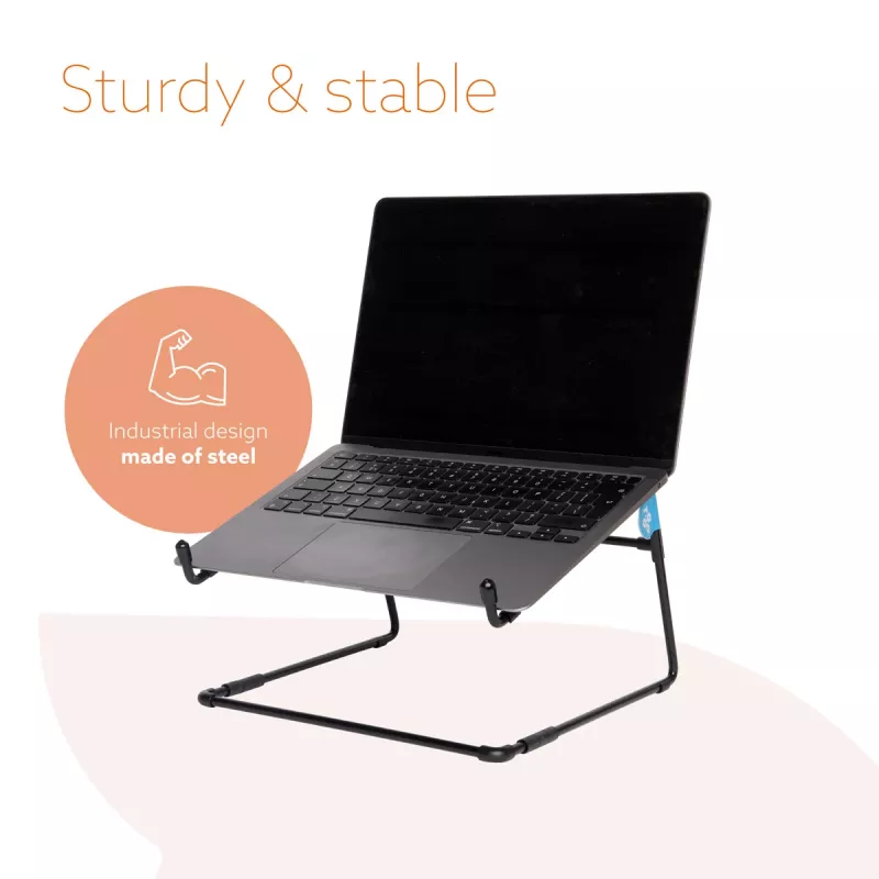 R-Go Tools Laptop stand R-Go Steel Office, suitable for 10-22 inches, black
