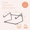 R-Go Tools Laptop stand R-Go Steel Office, suitable for 10-22 inches, black