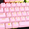 HyperX Full key Set Keycaps - PBT (Pink), Keyboard cap, Thermoplastic polyester (PBT), 145 mm, 129 mm, 246 g, Pink