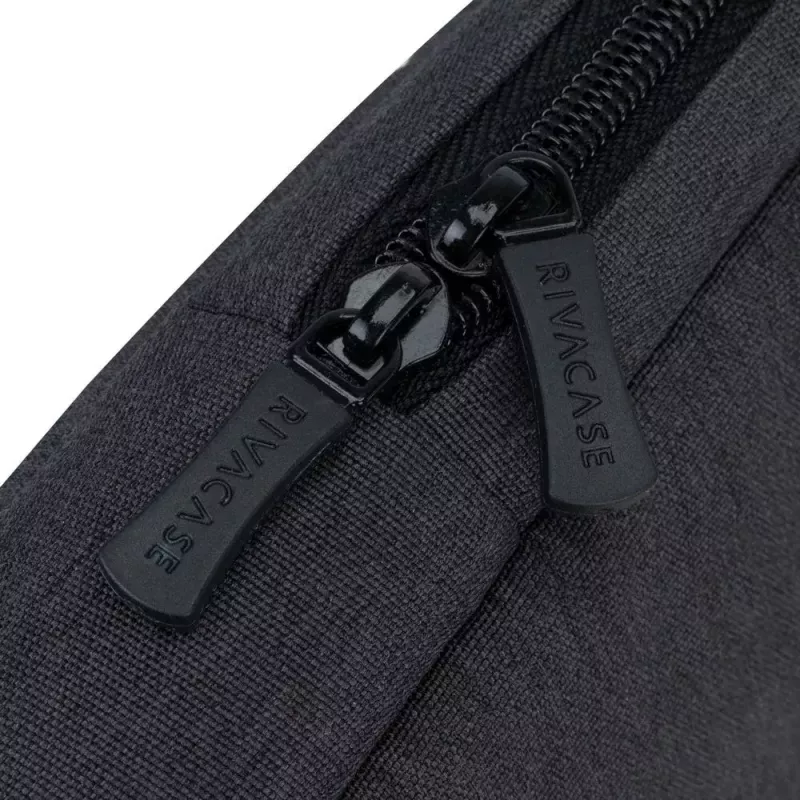 Sleeve case Rivacase 7707 for 43.9 cm (17.3 inch) laptops, polyester, 0.27 kg, black, with handle