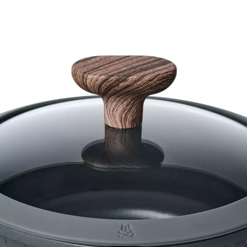 Resto Kitchenware Ran 2.4 L Round Black Wood