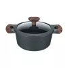 Resto Kitchenware Ran 2.4 L Round Black Wood