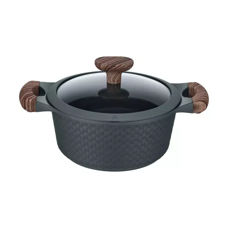 Resto Kitchenware Ran 2.4 L Round Black Wood