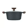 Resto Kitchenware Ran 2.4 L Round Black Wood