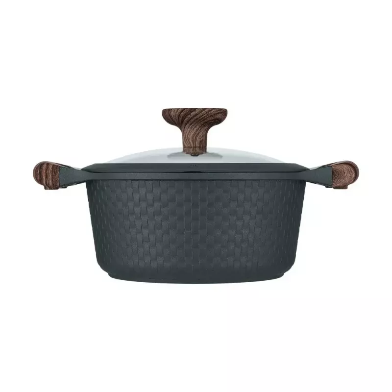 Resto Kitchenware Ran 2.4 L Round Black Wood
