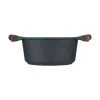 Resto Kitchenware Ran 2.4 L Round Black Wood