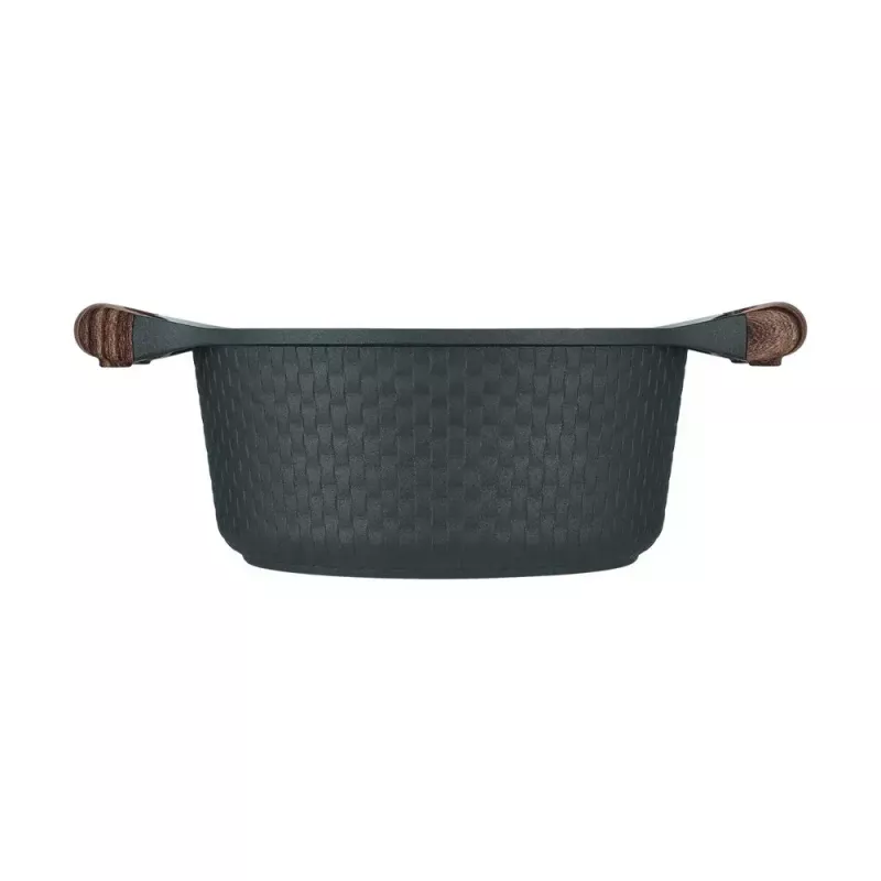 Resto Kitchenware Ran 2.4 L Round Black Wood