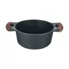 Resto Kitchenware Ran 2.4 L Round Black Wood