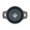 Resto Kitchenware Ran 2.4 L Round Black Wood
