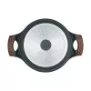 Resto Kitchenware Ran 2.4 L Round Black Wood
