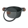 Resto Kitchenware Ran 2.4 L Round Black Wood