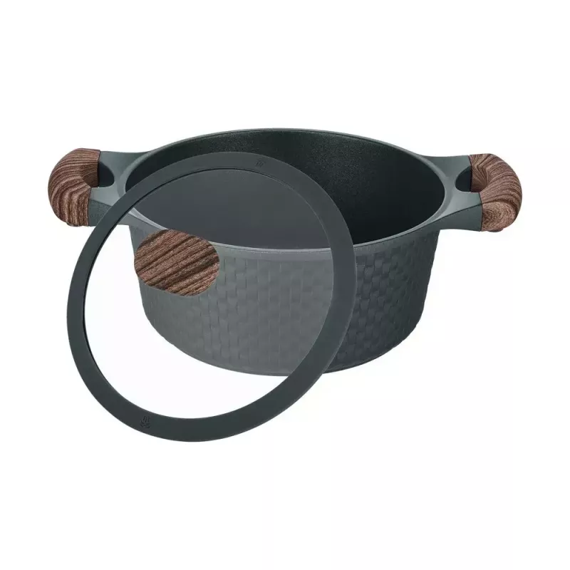 Resto Kitchenware Ran 2.4 L Round Black Wood