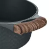 Resto Kitchenware Ran 2.4 L Round Black Wood