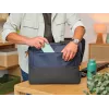 Briefcase Trust Lisboa 40.6 cm 16 inch Blue 2 compartments