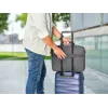 Briefcase Trust Lisboa 40.6 cm 16 inch Blue 2 compartments