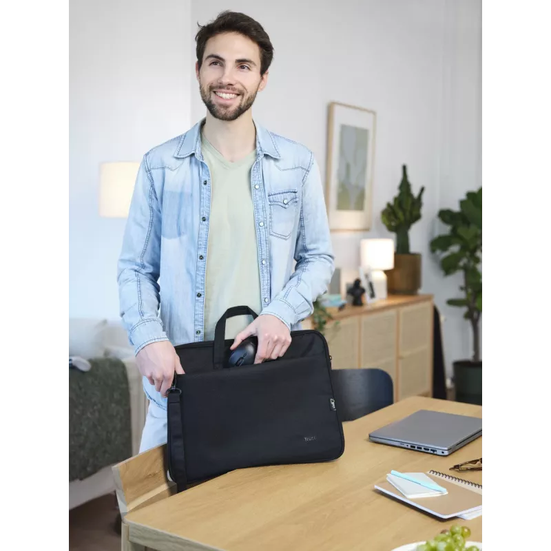 Trust Bologna 40.6 cm (16 inch) Briefcase Black