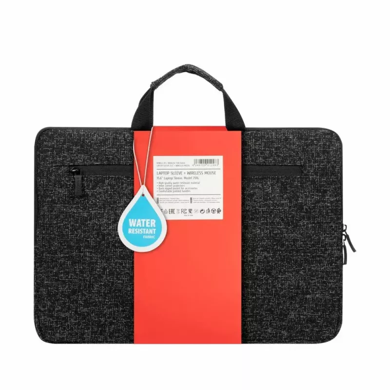 Sleeve case Rivacase 7916BKMOUSE 39.6 cm 15.6 inch Grey