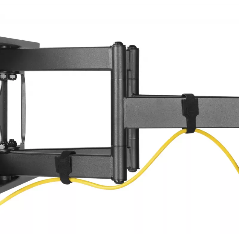 Wall TV mount Gembird WM-80ST-02 — fixed/tilt, 37 inch–80 inch, VESA up to 600x400, 60 kg, black