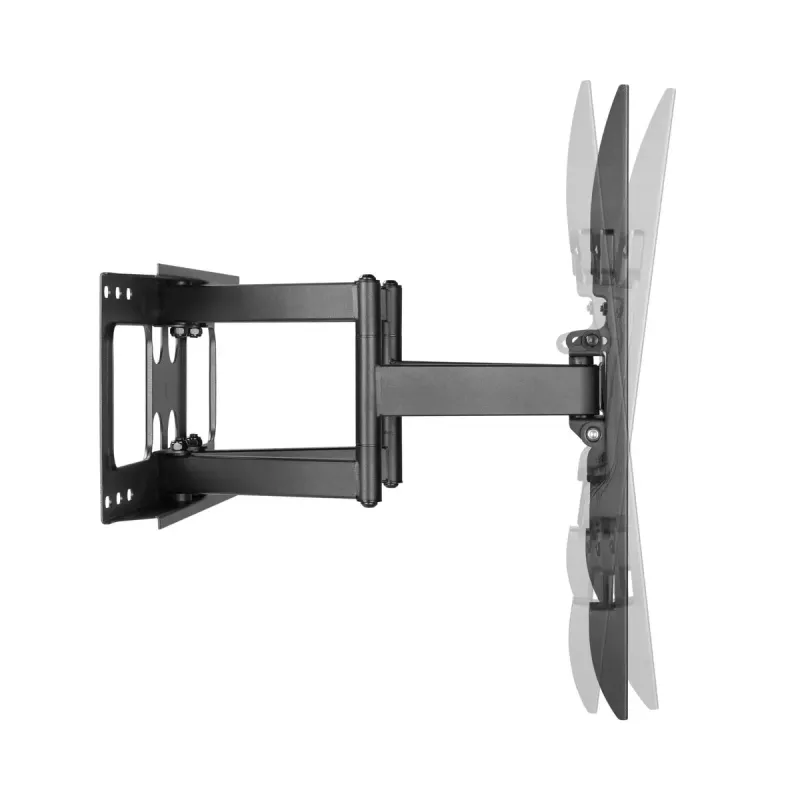 Wall TV mount Gembird WM-80ST-02 — fixed/tilt, 37 inch–80 inch, VESA up to 600x400, 60 kg, black