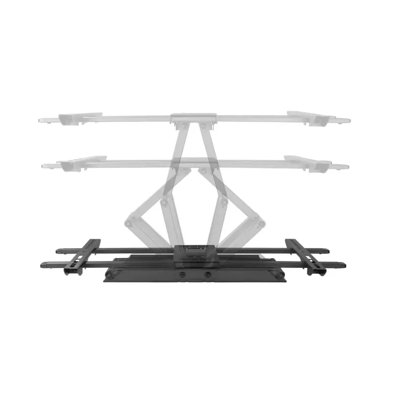 Wall TV mount Gembird WM-80ST-02 — fixed/tilt, 37 inch–80 inch, VESA up to 600x400, 60 kg, black