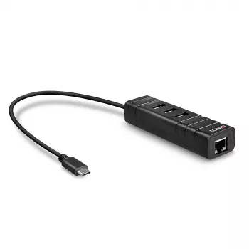 USB Hub Lindy USB 3.2 Type C Hub and Gigabit Ethernet Converter