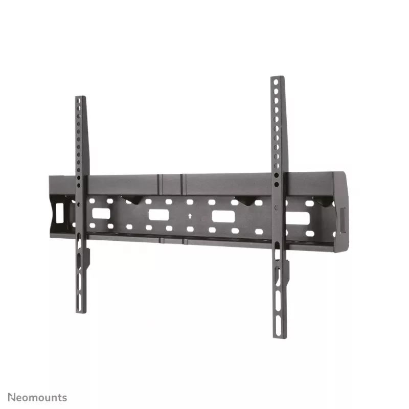 Neomounts LFD-W1640MP fixed TV wall mount, 37-75 inch (94-190.5 cm), VESA 200x200-600x400, max 35 kg, depth 6.2 cm, incl. media player/mini PC storage, steel, Black