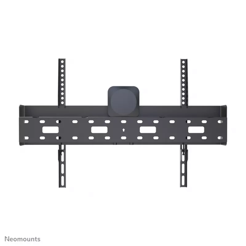 Neomounts LFD-W1640MP fixed TV wall mount, 37-75 inch (94-190.5 cm), VESA 200x200-600x400, max 35 kg, depth 6.2 cm, incl. media player/mini PC storage, steel, Black