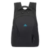 Casual backpack Rivacase Gremio 5565, black polyester, 350×240×410 mm