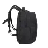 Casual backpack Rivacase Gremio 5565, black polyester, 350×240×410 mm
