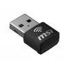 USB Adapter MSI AX1800 Nano WiFi USB 2.0 Black