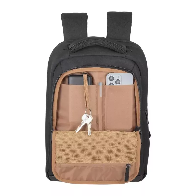 Backpack Rivacase 8126 38.1 cm (15 inch) Black Carrying Handle Shoulder Strap