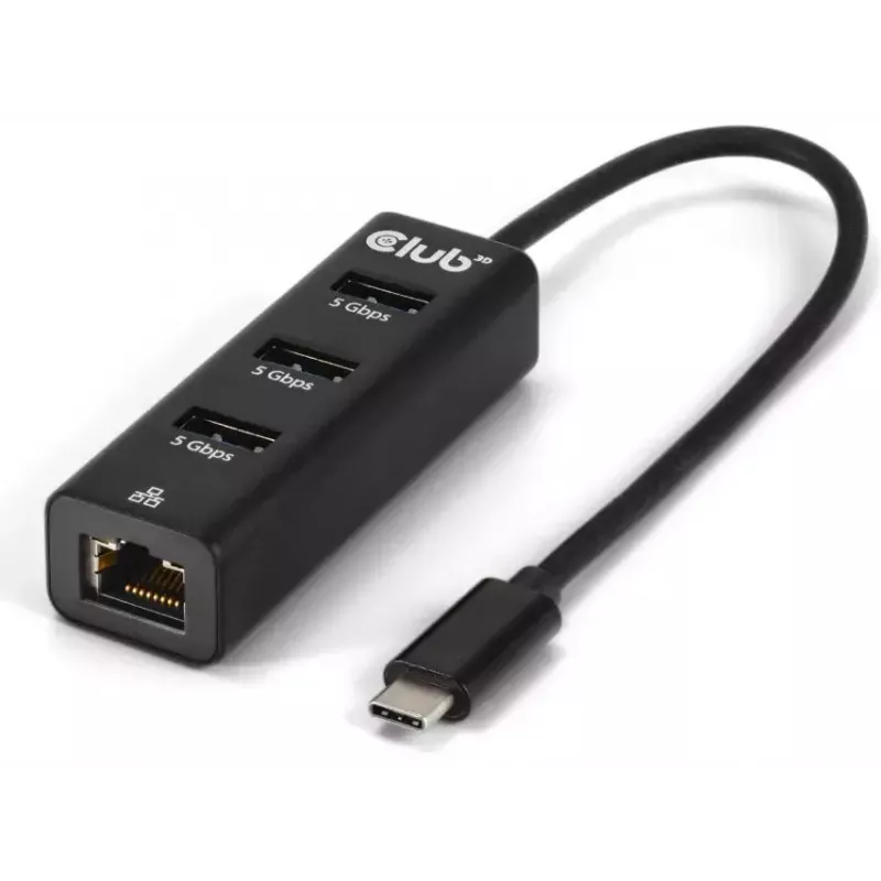 CLUB3D CSV-1549 interface hub USB Type-C 5000 Mbit/s Black