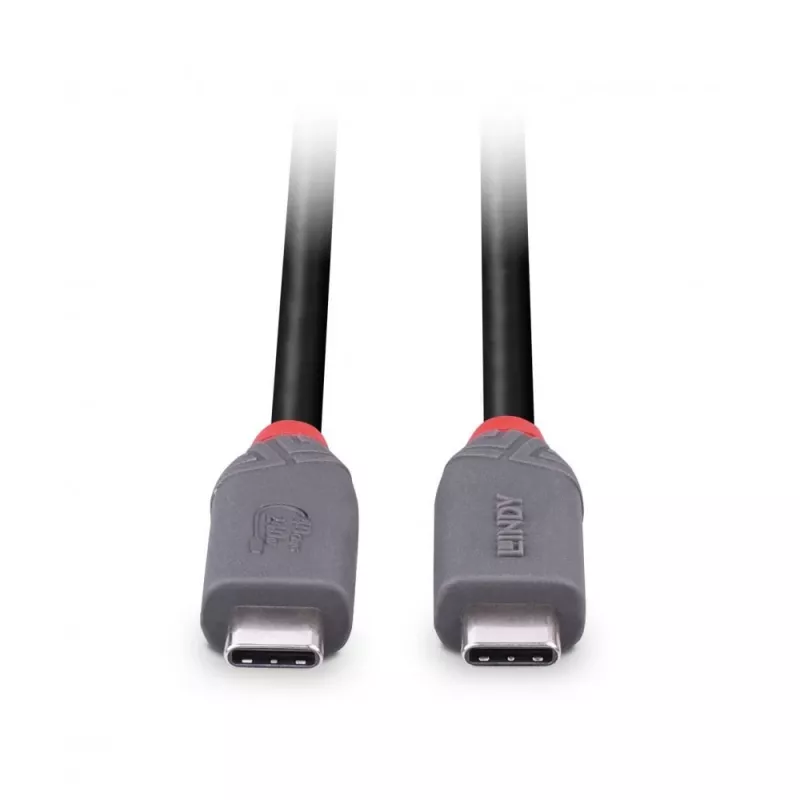 Lindy 0.8m USB 4 240W Type C Cable, Anthra Line