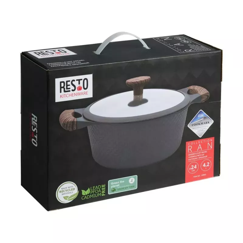 Resto Kitchenware Ran 4.2 L Round Beige Wood