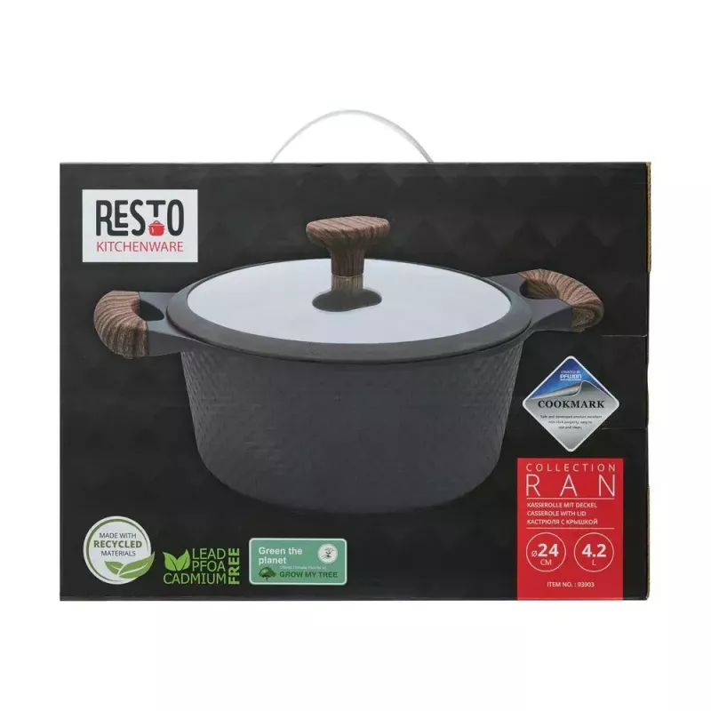 Resto Kitchenware Ran 4.2 L Round Beige Wood