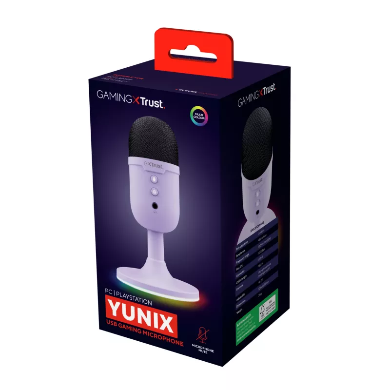 Trust GXT 234P Yunix Purple Table microphone