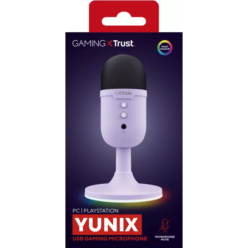 Trust GXT 234P Yunix Purple Table microphone