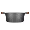 Resto Kitchenware Capella 4.6 L Round Black Wood