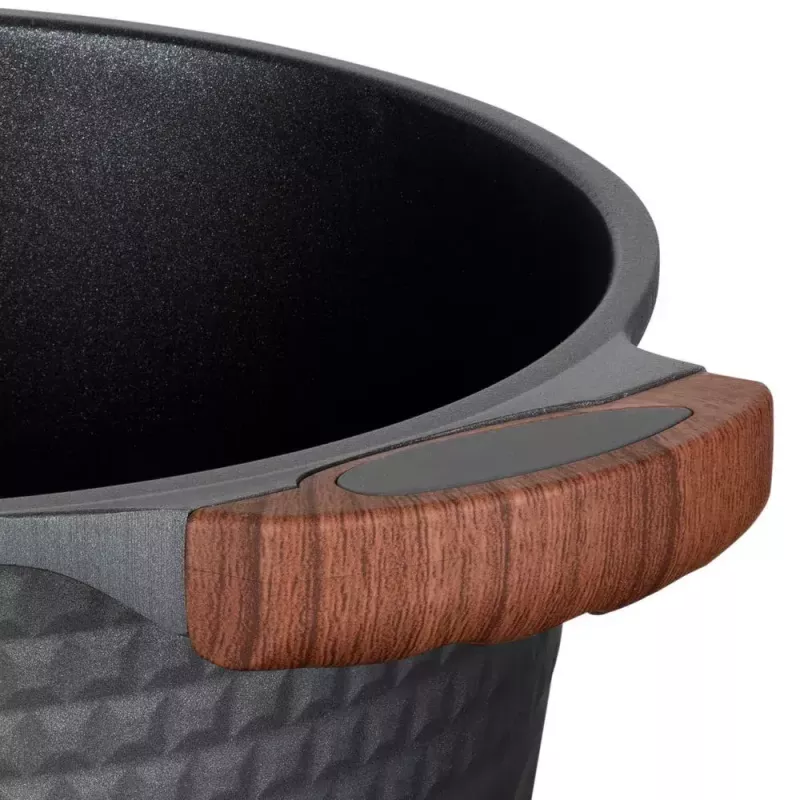 Resto Kitchenware Capella 4.6 L Round Black Wood