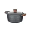 Resto Kitchenware Capella 4.6 L Round Black Wood