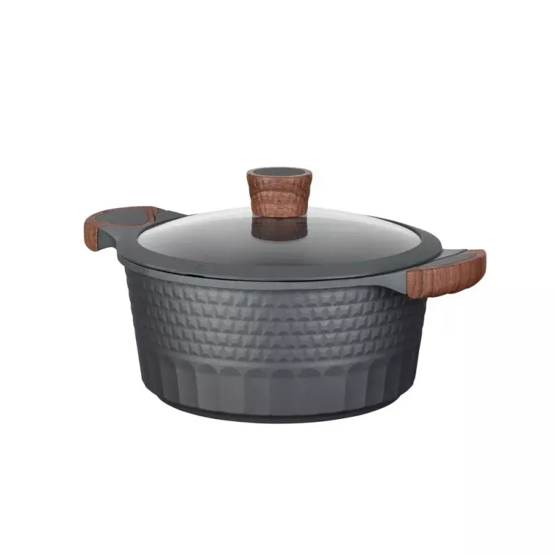 Resto Kitchenware Capella 4.6 L Round Black Wood