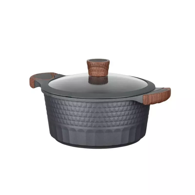 Resto Kitchenware Capella 4.6 L Round Black Wood