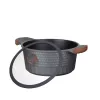 Resto Kitchenware Capella 4.6 L Round Black Wood