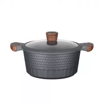 Resto Kitchenware Capella 4.6 L Round Black Wood