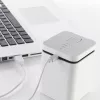 Evaporative aroma diffuser Stylies ELARAGREY for up to 25 m² — AC / battery / USB, 2 h timer, 1.3 W, 74×74×100 mm, grey